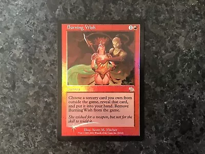 Magic MTG Burning Wish FOIL Judgment Rare NM • $150