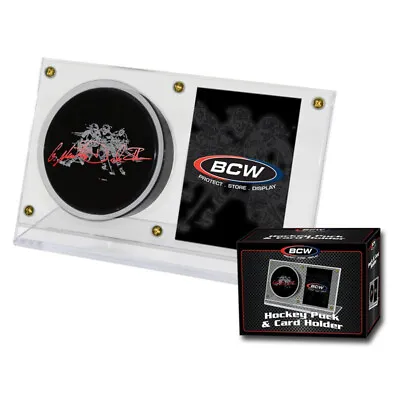 £17.99 • Buy Ice Hockey Puck & Card Acrylic Display Case