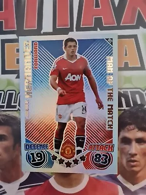 Match Attax Extra 10/11 Man Of The Match Javier Hernandez • £2