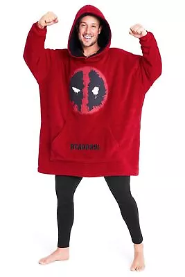 £31.99 • Buy Marvel Oversized Hoodie Blanket For Men - DEADPOOL