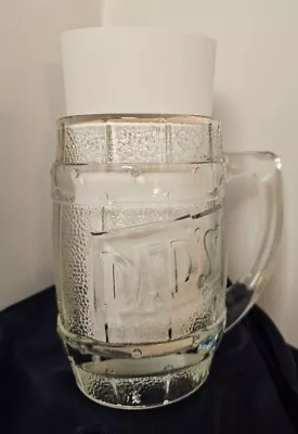 Vtg Dad's Root Beer Pressed Glass Mug 1960's Era 5 High D7 • $6.99