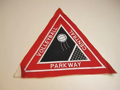 Vintage Large Parkway Central Volleyball Triangular Back Patch BIS • $19.99