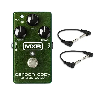 DUNLOP MXR M169 Carbon Copy Analog Delay Guitar Effects Pedal With FREE Cables • $149.99