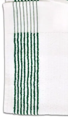 White & Green Stripes  Caddy Golf PGA Tour Towel 44” X 22” Augusta Masters Green • $11.99