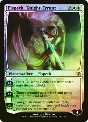 FOIL Elspeth Knight-Errant ~ Duel Decks [ Excellent ] [ Magic MTG ] • $15.13