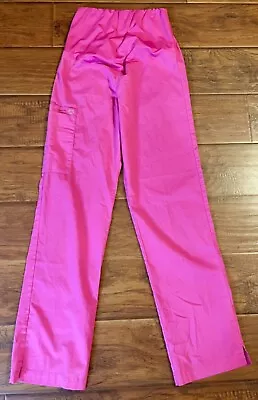 Pink Maternity Nursing Scrub Pants Sz XS • $12.99