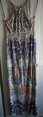 Size 10 Multi Print Boho Maxi Dress By Dorothy Perkins • £6.99