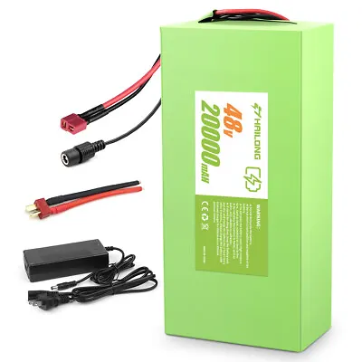 36V 48V 52V 12AH 20AH 30Ah EBike Battery Li-ion Battery For 200W-2000W Motor BMS • $149.15