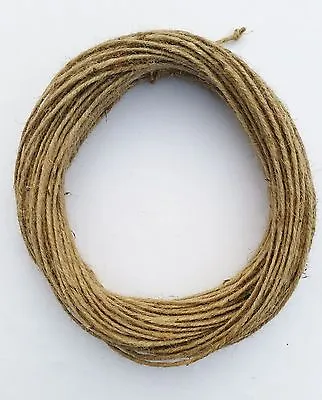 £2.19 • Buy 3mm Thick 3 Ply Natural Brown Soft Jute Twine Sisal String Rustic Shabby Cord