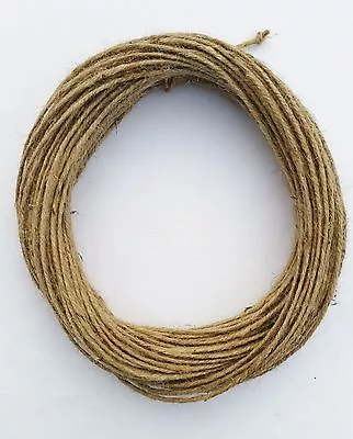 £49.99 • Buy 3mm Thick 3 Ply Natural Brown Soft Jute Twine Sisal String Rustic Shabby Cord