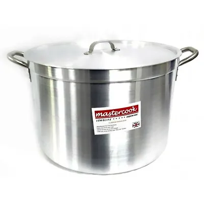 £189.63 • Buy 18'' Heavy Duty Casserole Aluminium Cooking Pot Catering Ground Base 46cm 55L 