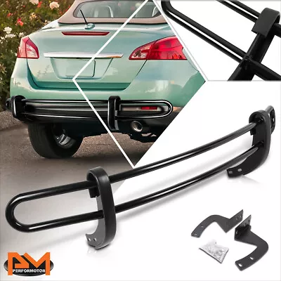 For 09-14 Nissan Murano Black Coated 1.25 OD Double Pipe Rear Bumper Protector • $180.89