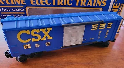 ✅K-Line K-6420 CSX B&O 6420 Boxcar - Blue - O Gauge 1987 In Box • $24.89