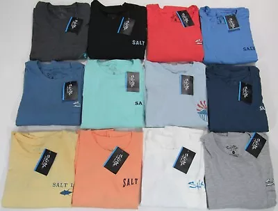 Salt Life Mens 100% Cotton Long Sleeve Tshirts Nwt • $22