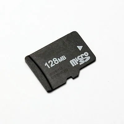 Generic 128 MB MicroSD Card TF Card With SD Adapter & Protective Case • $6.15