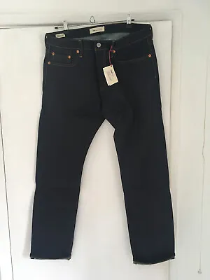 Gap Blue Stretch Kaihara Japanese Selvedge Slim Fit Jeans 34 W 30 L New Unworn • £65