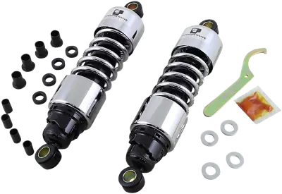 Progressive 412 Chrome 13.5  Heavy Duty Rear Shocks For 06-22 Harley Touring • $299.95