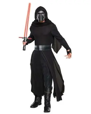 Kylo Ren Deluxe Costume Mens Official Star Wars Robe Belt Mask Cape Cowl Rubies • $84.85