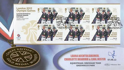 (94643) GB Benham FDC Olympic Games Gold Equestrian Dressage London E20 2012 • £9.98