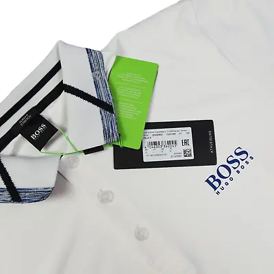 $109.95 • Buy HUGO BOSS Men's Athleisure Paule 3 Polo Shirt, White (100). L UK
