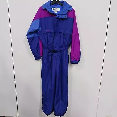 Girls Vintage Columbia Hooded Snow Suit Sz 18/20 • $9.99