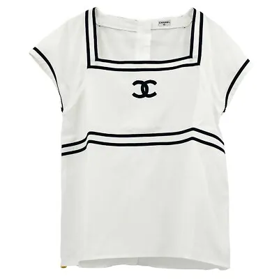 Chanel Short Sleeve T-shirt White 111068 • £995.84
