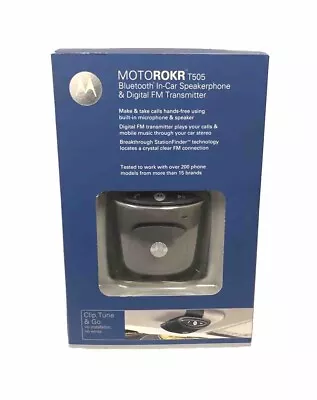 MOTOROLA T505 Bluetooth In-Car Speakerphone Handsfree Car Kit • $55