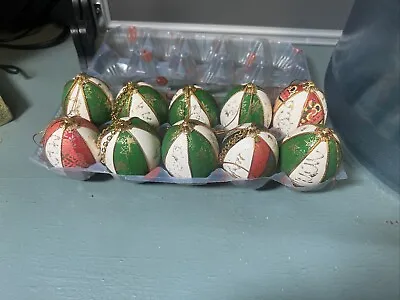 Vintage Decorative Egg Ornaments Handmade Lot Of 12 • $17