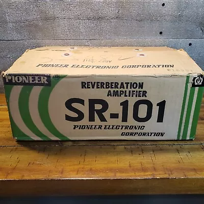 Pioneer SR-101 Stereo Tube Spring Reverb Reverberation Amplifier Vintage • $229