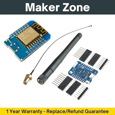 [MZ] Wemos D1 Mini/Mini Pro 16MB ESP8266/ESP12 WiFi NodeMCU + Antenna • $13.17