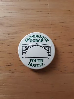 Ironbridge Gorge Youth Hostel YHA Pin Badge/Button Badge-Souvenir • £3.99