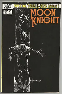 MOON KNIGHT #25 - 1st SERIES - FIRST BLACK SPECTRE - MARVEL 1982 • $10.50