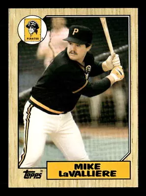 1987 Topps Traded Mike LaValliere Pittsburgh Pirates #61T • $1.50