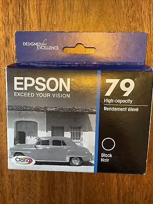 Epson Black Ink Cartridge 79 High Capacity Genuine T079120 Sealed FREE SHIPPING • $16.50