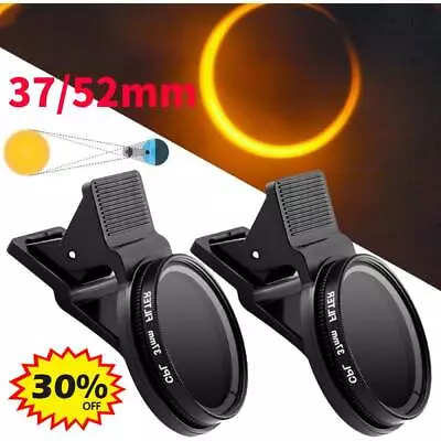 Solar Eclipse Phone Camera Filter Lens 2024!Enhancing Photo Removable For- • $5.93