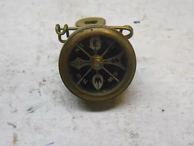 Vintage Marbles Gladstone Mich Brass Pin Compass • $30