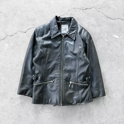 Vintage 90’s Avanti Leather Jacket • $39.99