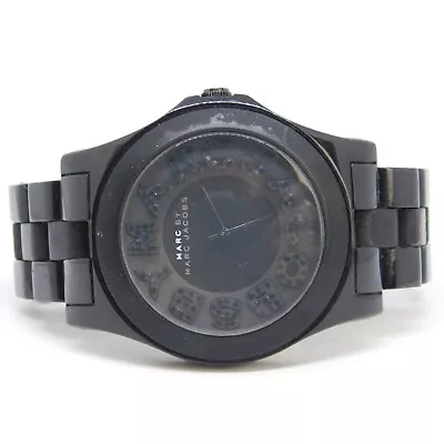 Marc By Marc Jacobs MBM8569 Black Tone Women's Watch Sz. 6 1/4  New Battery • $34.99