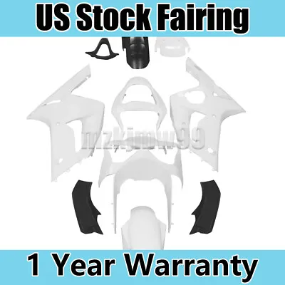 For Ninja ZX-6R 636 03-04 Unpainted Raw ABS Injection Mold Bodywork Fairing Kit • $200