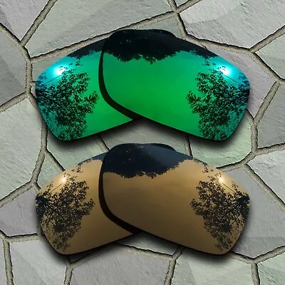 US Jade Green&Bronze Copper Polarized Lenses Replacement For-Oakley Crankcase • $15.99