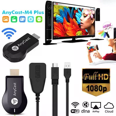4K HDMI Dongle WiFi Anycast Display Adapter Airplay DLNA Miracast TV Cast Stick • $10.99