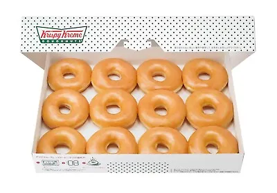 Krispy Kreme Original Glazed Doughnuts Donuts 12 Count (One Dozen) • $22.99