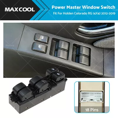 Power Master Window Switch Suitable For Holden Colorado RG Isuzu D-Max 2012-2019 • $33.99