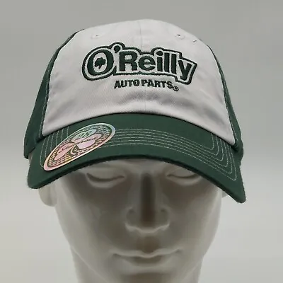 O'Reilly Auto Parts Golfing Fishing Baseball Hat Cap - EUC - Green & White I • $26.64