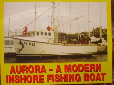 Original Model Boat Plan Aurora Modern Inshore Fishing Boat  2000 • $12.62