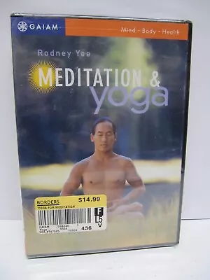 Meditation & Yoga DVD Rodney Yee GAIAM • $5