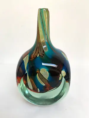 £35 • Buy 17.3cm Mdina Art Glass Faceted Cube Vase