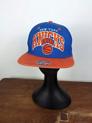 Mitchell And Ness NBA New York Knicks Hat Snapback Adjustable • £14