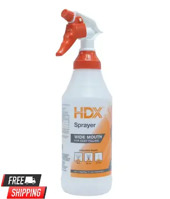 HDX - 32oz. Empty Spray Bottle Fully Adjustable Spray Pattern - NEW • $4.49