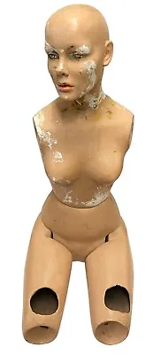 INCOMPLETE* Vintage Female Mannequin Articulated Woman Head Torso Legs 5'9  Tall • $419.95